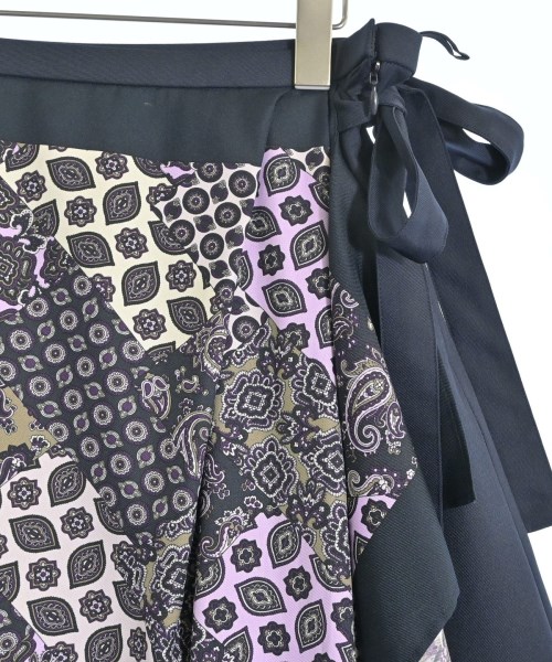 Leilian（レリアン）ロング・マキシ丈スカート 紺 サイズ:11(L位) レディース/2200640490744