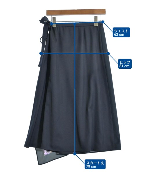 Leilian（レリアン）ロング・マキシ丈スカート 紺 サイズ:11(L位) レディース/2200640490744
