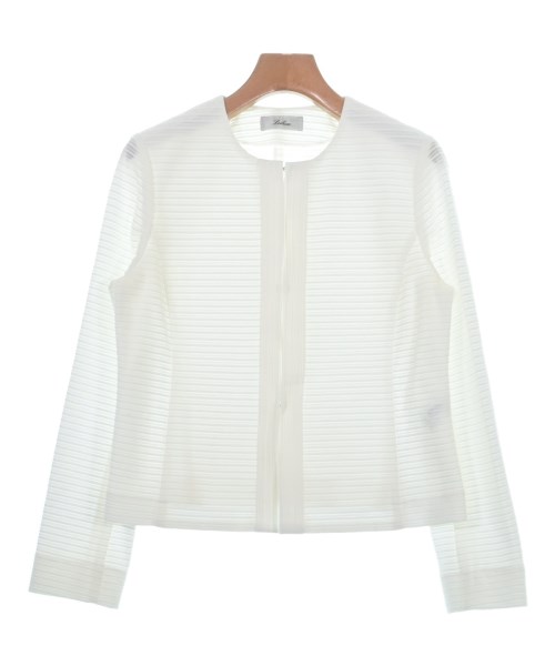 Leilian(レリアン)ノーカラージャケット 白 サイズ:9(M位)/2200659839015