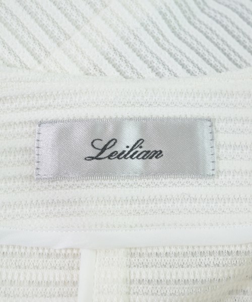 Leilian（レリアン）ノーカラージャケット 白 サイズ:9(M位) レディース/2200659839015