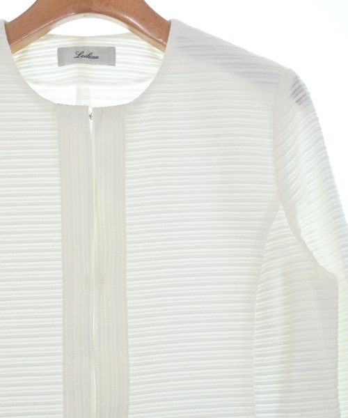 Leilian（レリアン）ノーカラージャケット 白 サイズ:9(M位) レディース/2200659839015