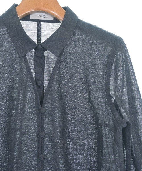 Leilian（レリアン）カジュアルシャツ 紺 サイズ:11(L位) レディース/2200657272067