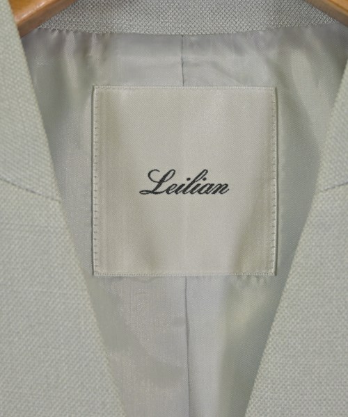 Leilian（レリアン）ノーカラージャケット グレー サイズ:9(M位) レディース/2200727422019