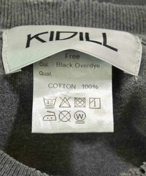 KIDILL（キディル）Tシャツ・カットソー グレー サイズ:F メンズ/2200721037103