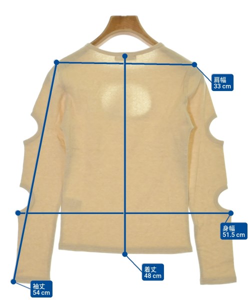 SANDY LIANG（サンディーリアング）Tシャツ・カットソー ベージュ サイズ:S レディース/2200675749404