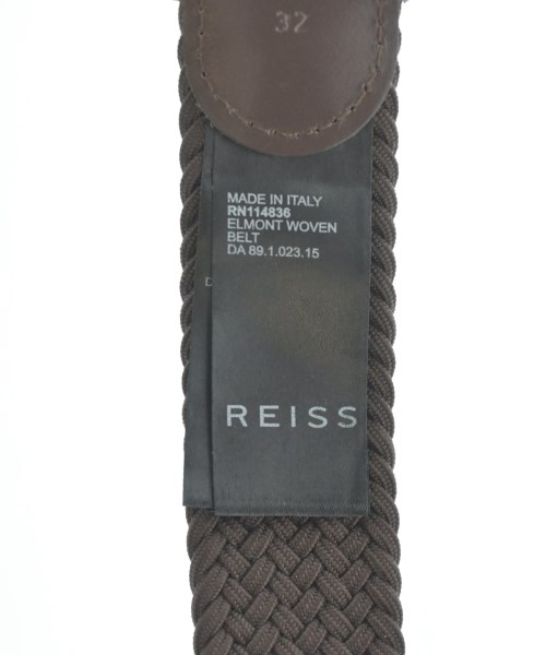 REISS（リース）ベルト 茶 サイズ:32 メンズ/2200707072135