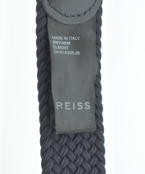REISS（リース）ベルト 紺 サイズ:30 メンズ/2200707072142