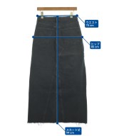 AGOLDE（エーゴールドイー）ロング・マキシ丈スカート 黒 サイズ:26(M位) レディース/2200612817067