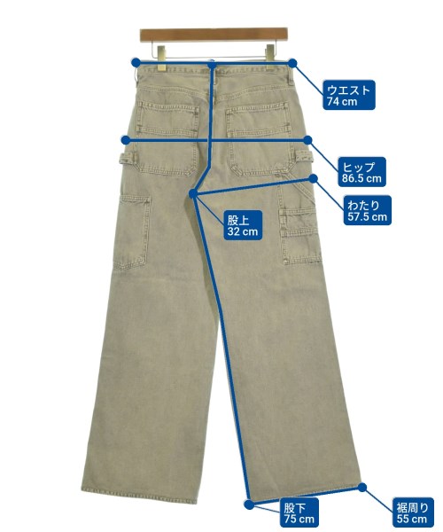 AGOLDE（エーゴールドイー）デニムパンツ グレー サイズ:25(M位) レディース/2200626363024