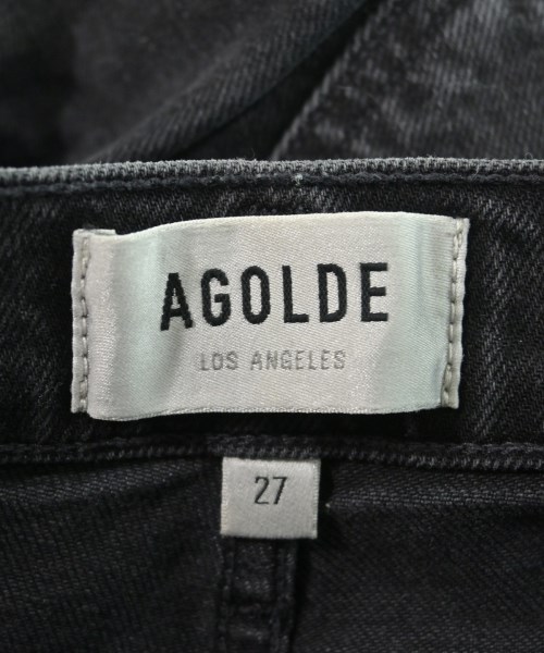 AGOLDE（エーゴールドイー）デニムパンツ 黒 サイズ:27(M位) レディース/2200632078028