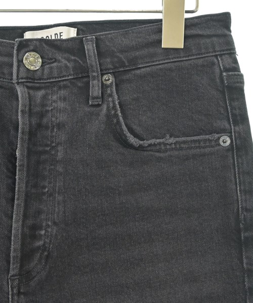 AGOLDE（エーゴールドイー）デニムパンツ 黒 サイズ:27(M位) レディース/2200632078028