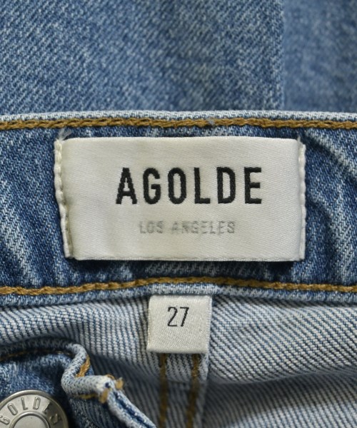 AGOLDE（エーゴールドイー）デニムパンツ 青 サイズ:27(M位) レディース/2200674670051