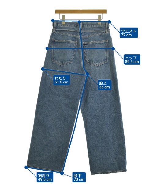 AGOLDE（エーゴールドイー）デニムパンツ 青 サイズ:25(S位) レディース/2200655980087