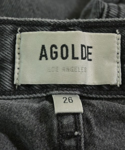 AGOLDE（エーゴールドイー）デニムパンツ 黒 サイズ:26(M位) レディース/2200649530014