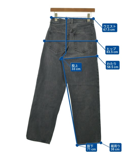 AGOLDE（エーゴールドイー）デニムパンツ 黒 サイズ:26(M位) レディース/2200649530014