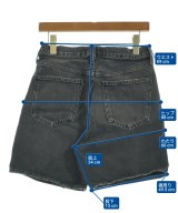 AGOLDE（エーゴールドイー）ショートパンツ 黒 サイズ:27(M位) レディース/2200649530021