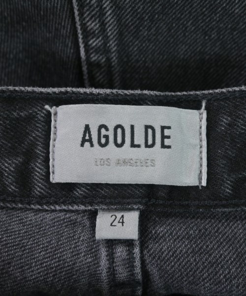 AGOLDE（エーゴールドイー）デニムパンツ 黒 サイズ:24(S位) レディース/2200657935184