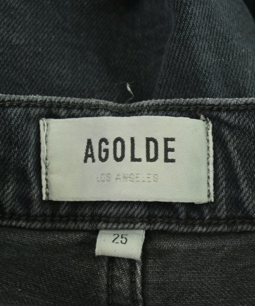AGOLDE（エーゴールドイー）デニムパンツ 黒 サイズ:25(S位) レディース/2200710321688