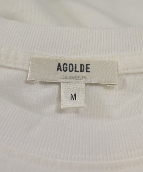 AGOLDE（エーゴールドイー）Tシャツ・カットソー 白 サイズ:M レディース/2200716210207