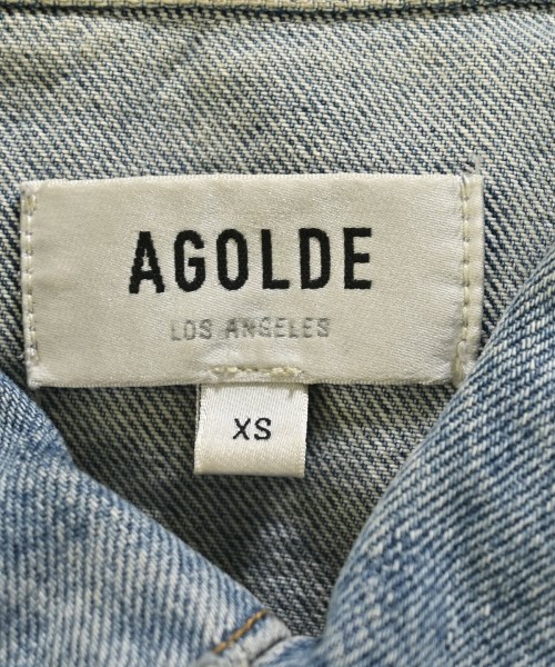AGOLDE（エーゴールドイー）デニムジャケット 青 サイズ:XS レディース/2200724548019