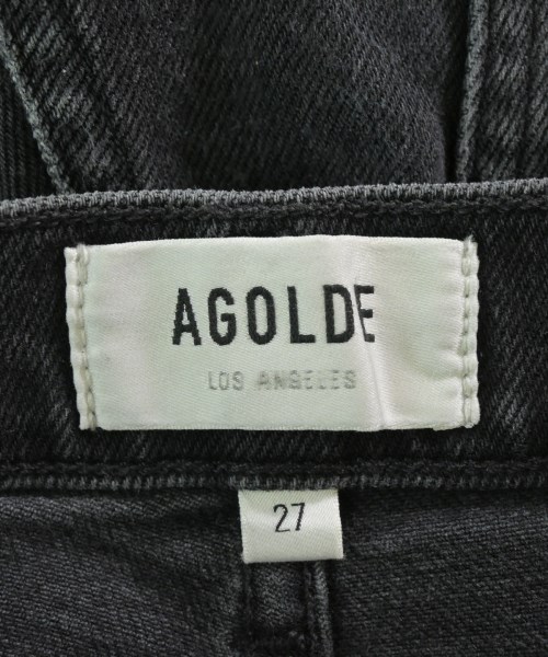 AGOLDE（エーゴールドイー）デニムパンツ 黒 サイズ:27(M位) レディース/2200688891060