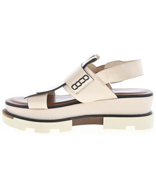 ELVIO ZANON（エリビオザノン）サンダル ベージュ サイズ:EU38(24.5cm位) レディース/2200633957049