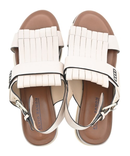 ELVIO ZANON（エリビオザノン）サンダル ベージュ サイズ:EU38(24.5cm位) レディース/2200633957049