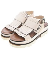 ELVIO ZANON（エリビオザノン）サンダル ベージュ サイズ:EU38(24.5cm位) レディース/2200633957049