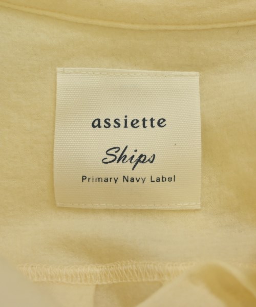 assiette（アシュット）カジュアルシャツ 黄 サイズ:1(S位) レディース/2200620253031
