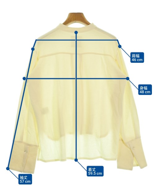 assiette（アシュット）カジュアルシャツ 黄 サイズ:1(S位) レディース/2200620253031