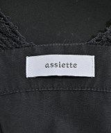 assiette（アシュット）カジュアルシャツ 黒 サイズ:1(S位) レディース/2200620298049
