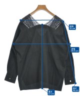 assiette（アシュット）カジュアルシャツ 黒 サイズ:1(S位) レディース/2200620298049