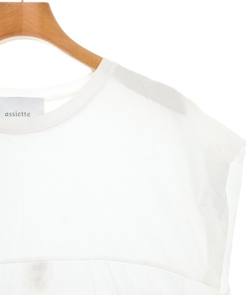 assiette（アシュット）ノースリーブ 白 サイズ:1(S位) レディース/2200613760102