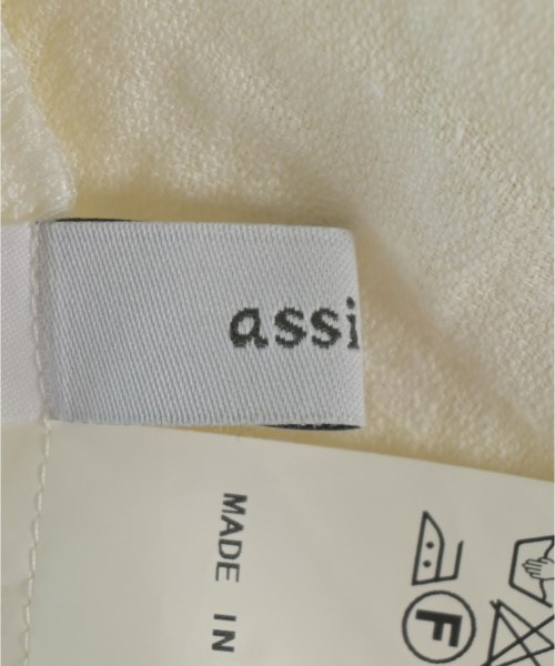 assiette（アシュット）ワンピース 白 サイズ:1(S位) レディース/2200680622167