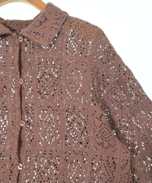 STYLEMIXER（スタイルミキサー）カジュアルシャツ 茶 サイズ:F レディース/2200627281150