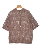 STYLEMIXER（スタイルミキサー）カジュアルシャツ 茶 サイズ:F レディース/2200627281150