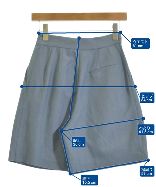 STYLEMIXER（スタイルミキサー）ショートパンツ 青 サイズ:S レディース/2200607333145