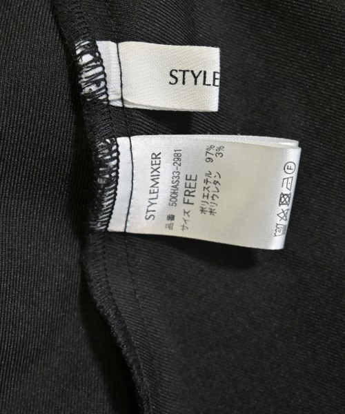 STYLEMIXER（スタイルミキサー）ワンピース 黒 サイズ:F レディース/2200668529013