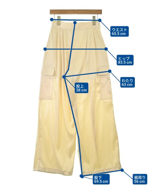 STYLEMIXER（スタイルミキサー）カーゴパンツ 黄 サイズ:M レディース/2200671556020