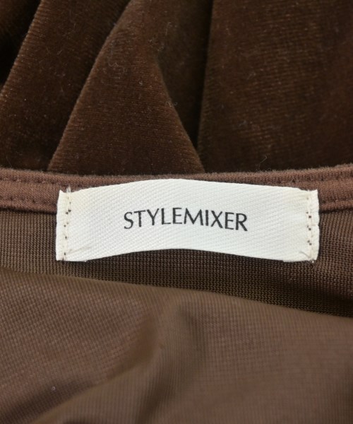 STYLEMIXER（スタイルミキサー）Tシャツ・カットソー 茶 サイズ:F レディース/2200688729042