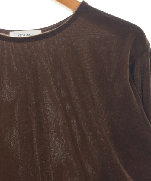 STYLEMIXER（スタイルミキサー）Tシャツ・カットソー 茶 サイズ:F レディース/2200688729042