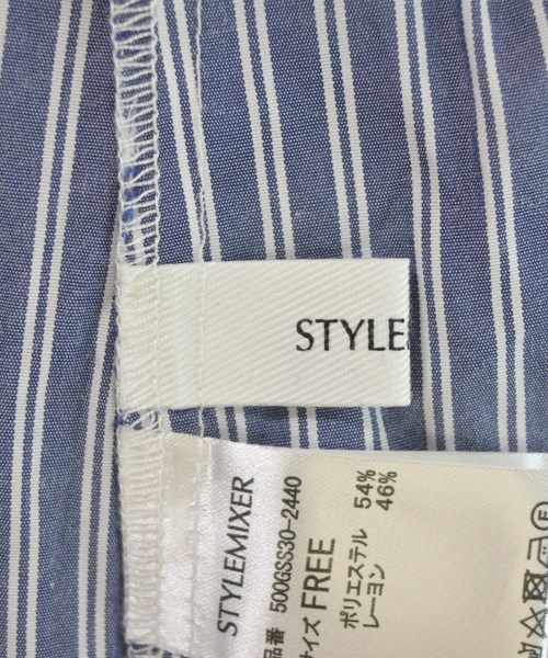 STYLEMIXER（スタイルミキサー）ブラウス 青 サイズ:F レディース/2200690187168