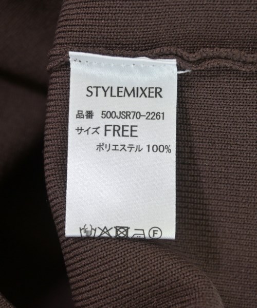 STYLEMIXER（スタイルミキサー）ベスト/ノースリーブ 茶 サイズ:F レディース/2200710784087