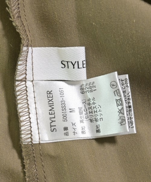 STYLEMIXER（スタイルミキサー）シャツワンピース カーキ サイズ:M レディース/2200713775013