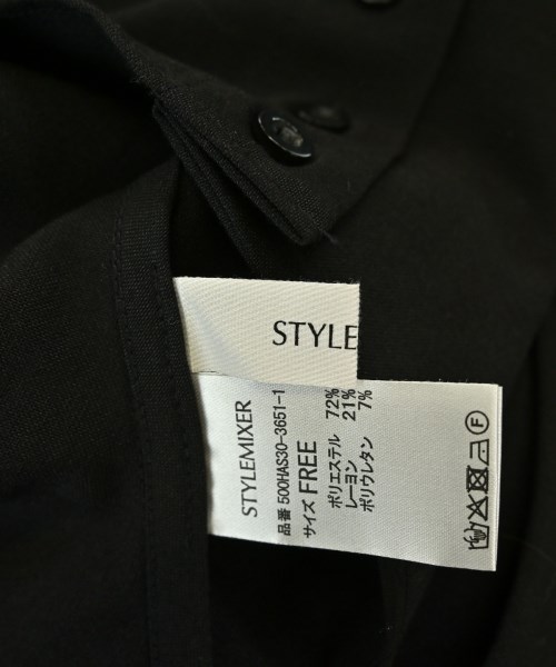 STYLEMIXER（スタイルミキサー）ノースリーブ 黒 サイズ:F レディース/2200718742058