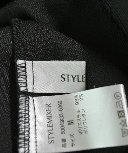 STYLEMIXER（スタイルミキサー）シャツワンピース 黒 サイズ:M レディース/2200645759013