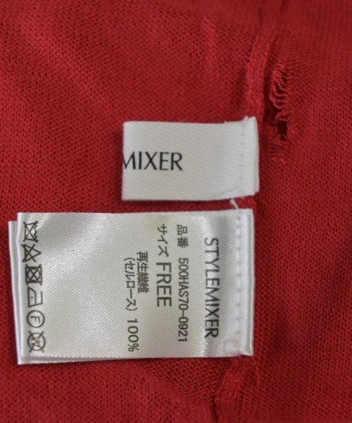STYLEMIXER（スタイルミキサー）ニット・セーター 赤 サイズ:F レディース/2200651944014