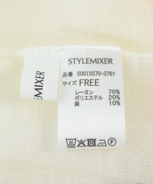 STYLEMIXER（スタイルミキサー）ニット・セーター 白 サイズ:F レディース/2200706370058