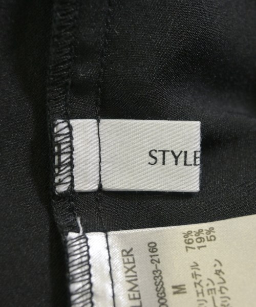 STYLEMIXER（スタイルミキサー）シャツワンピース 黒 サイズ:M レディース/2200723173014