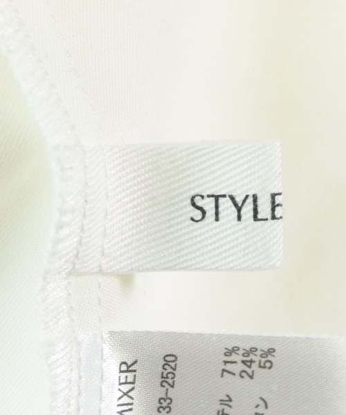 STYLEMIXER（スタイルミキサー）シャツワンピース 白 サイズ:S レディース/2200723173021